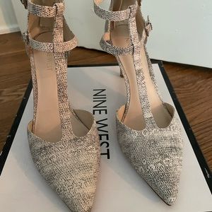 Pointed Mary Jane style heels